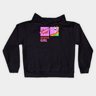 Skater Girl Kids Hoodie